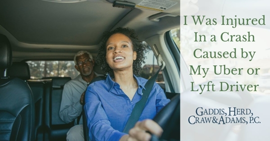 Woman driving someone around town